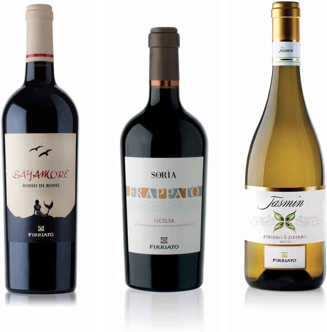 Tris Vini Firriato  Bayamore - Jasmin- Frappato (Confezione 3 Bottiglie)