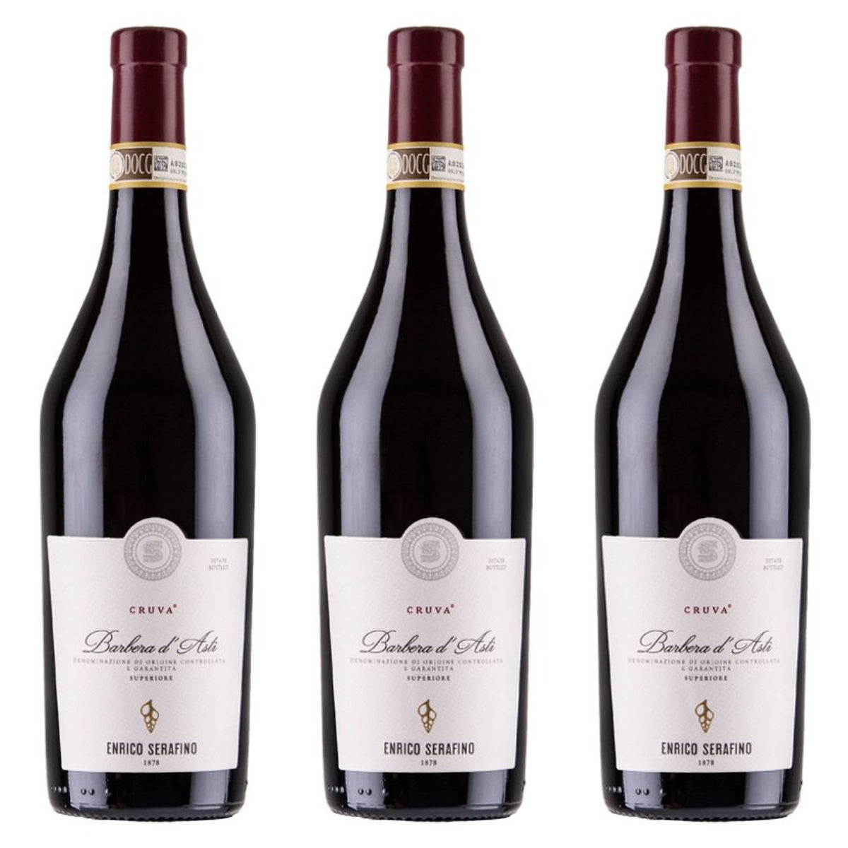 Barbera D’Asti Superiore Cruva DOCG |  Enrico Serafino (Confezione 3 Bottiglie)