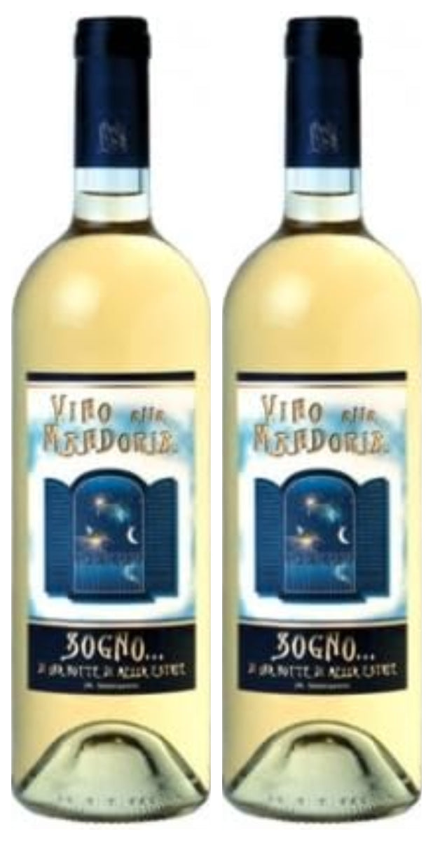 Vino alla Mandorla – Liquoroso Aromatizzato (Confezione 2 Bottiglie)