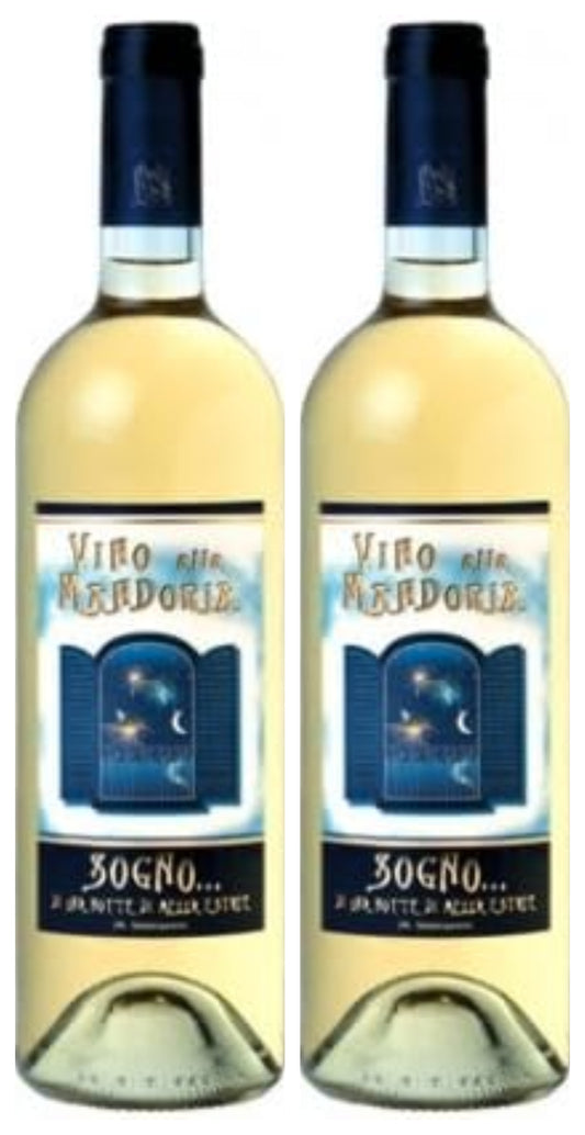 Vino alla Mandorla – Liquoroso Aromatizzato (Confezione 2 Bottiglie)